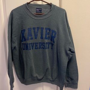 Xavier University crew neck sweatshirt
